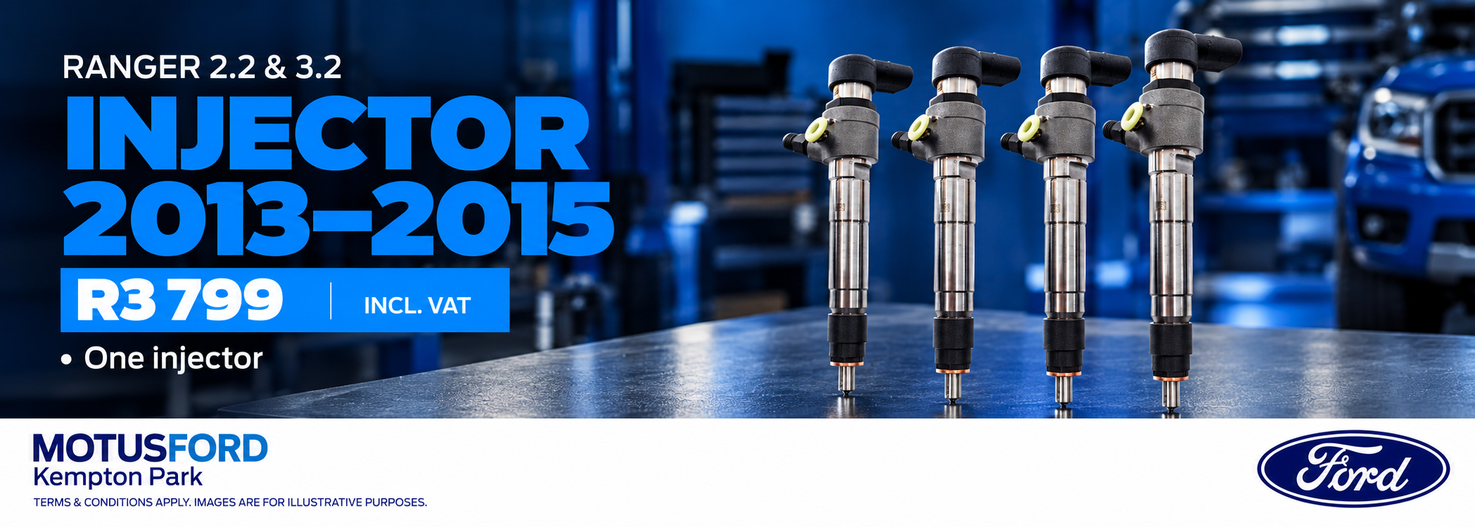 Ford Ranger 2.2 / 3.2 Injector 2013-2015 banner 0