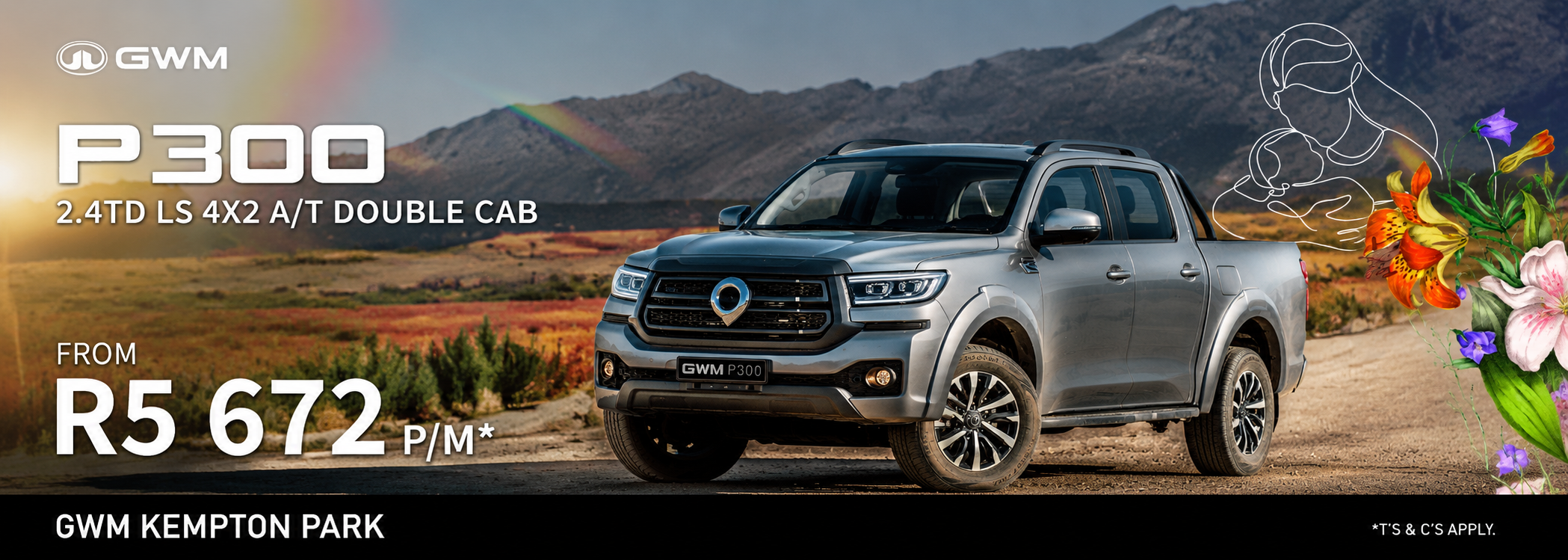 GWM P300 Double Cab Offer banner