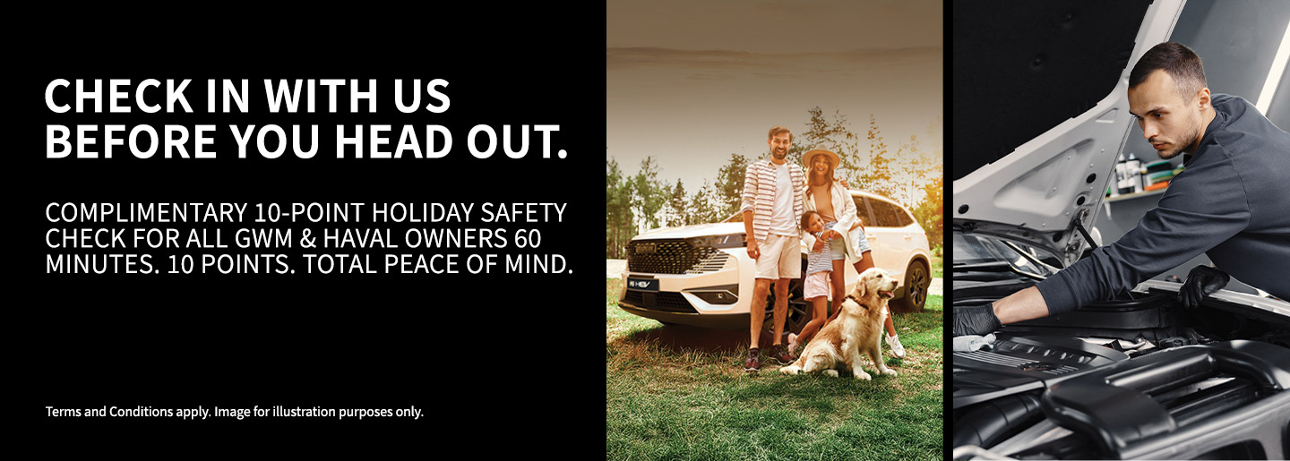 Complimentary 10-Point Holiday Safety Check banner