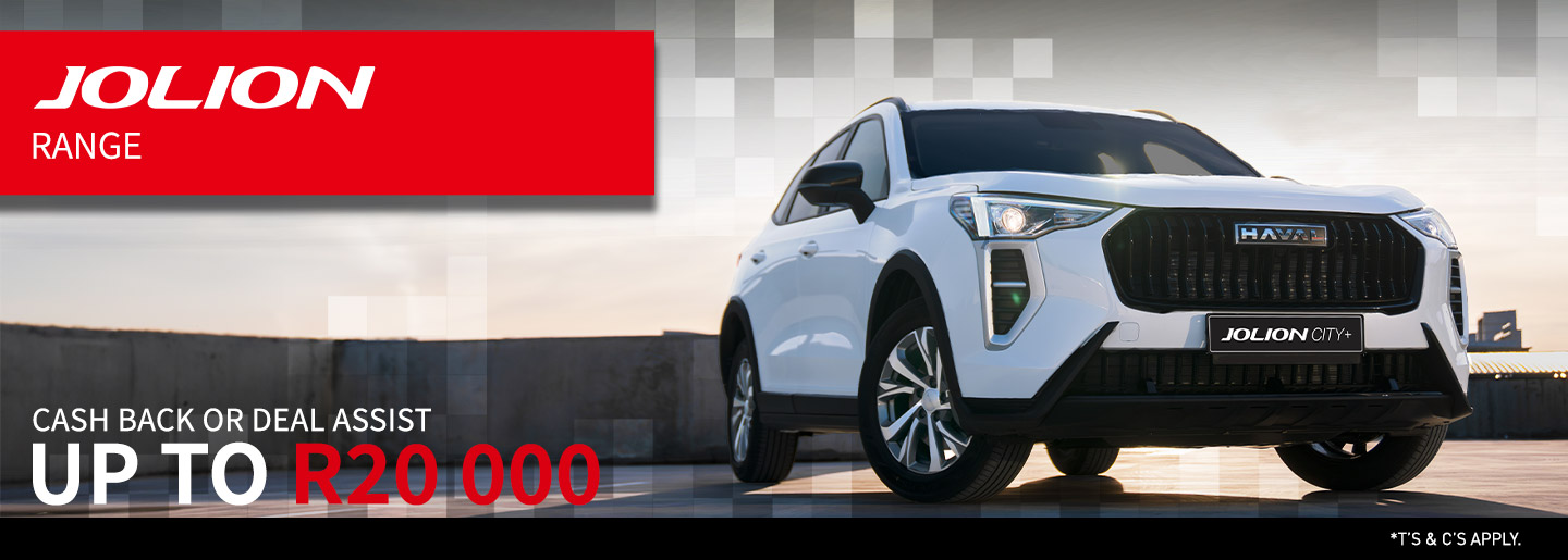Drive Away in the New Haval Jolion Range banner