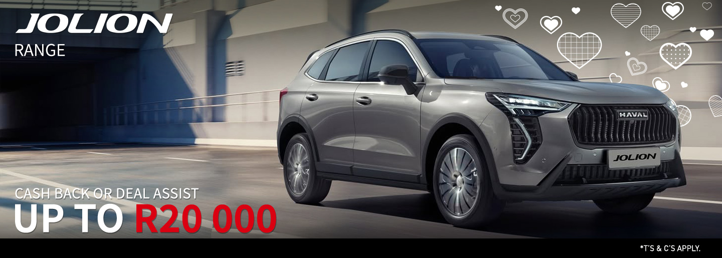 Drive Away in the New Haval Jolion Range banner