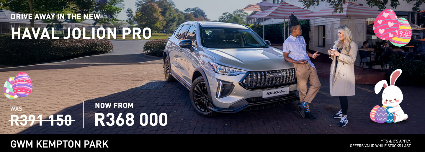 Drive away in a new Haval Jolion Pro banner