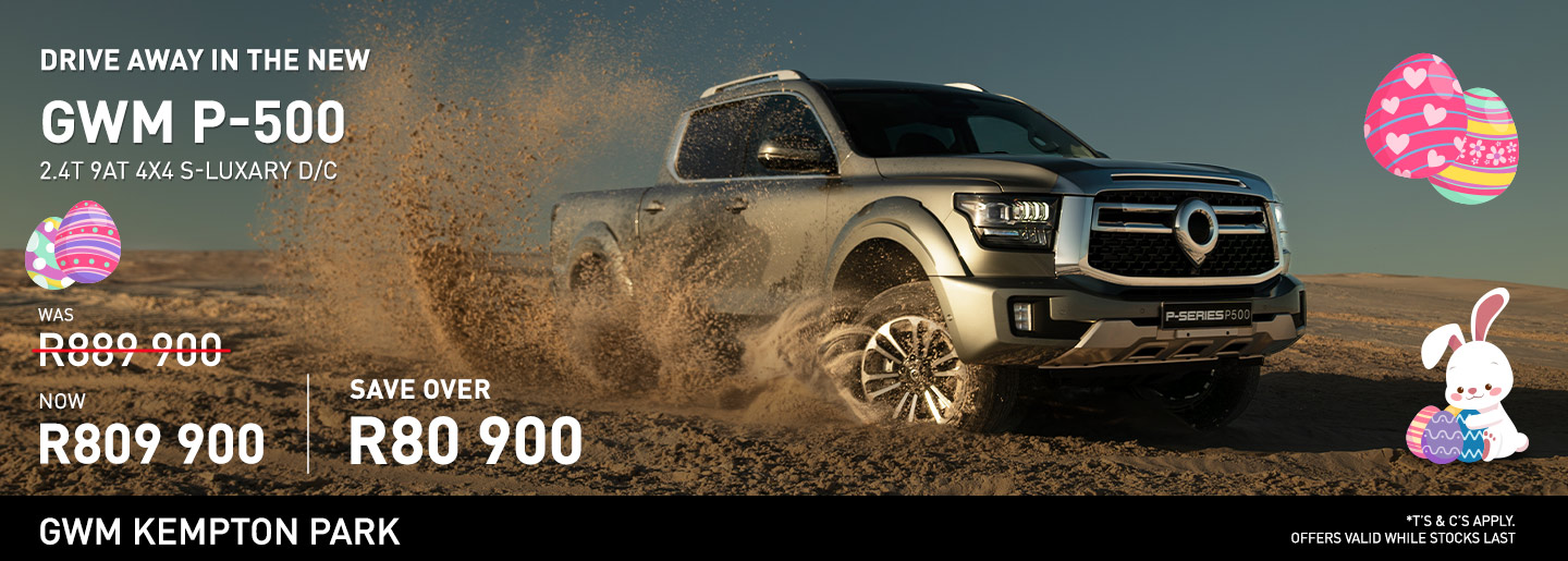 GWM P-500 2.4T 9AT 4x4 S-Luxury DC banner