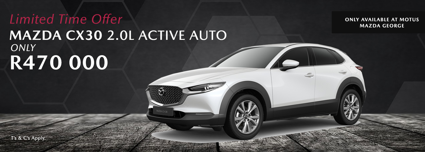 Mazda CX-30 2.0L Active Auto banner