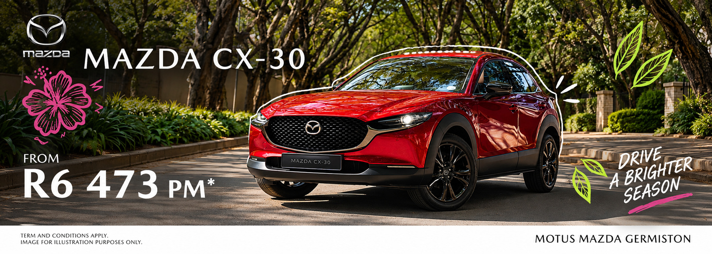 Mazda CX-30 From R6 473 per month banner
