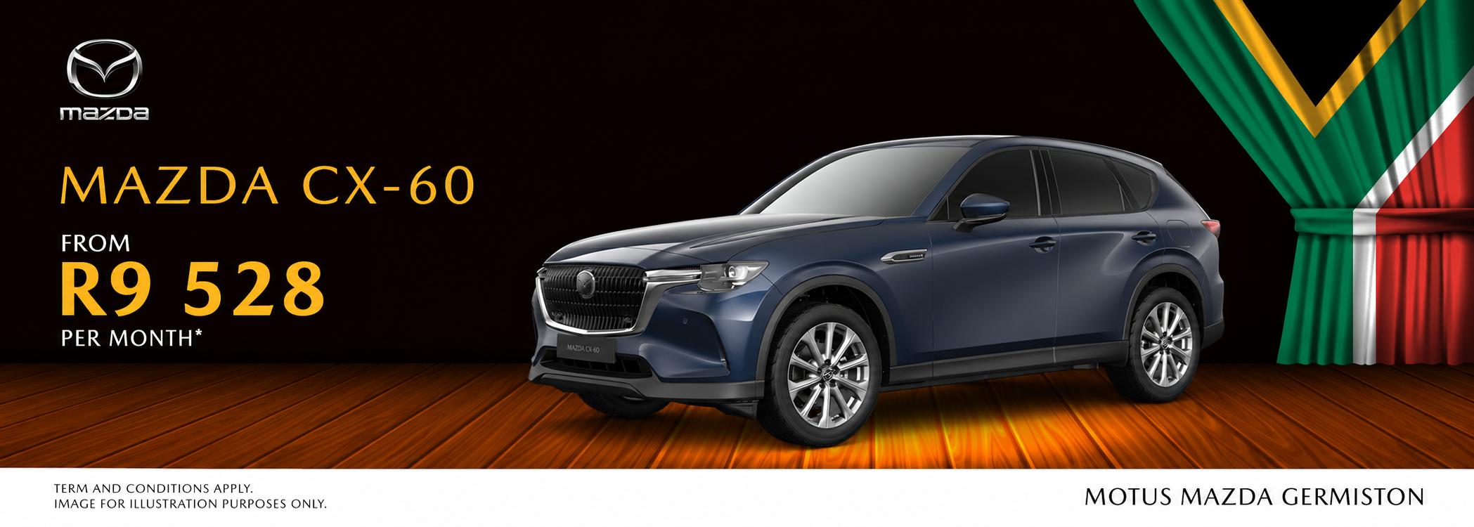 Mazda CX-60 From R9 528 per month banner