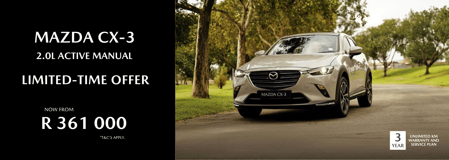 Mazda CX-3 2.0L Active Manual banner
