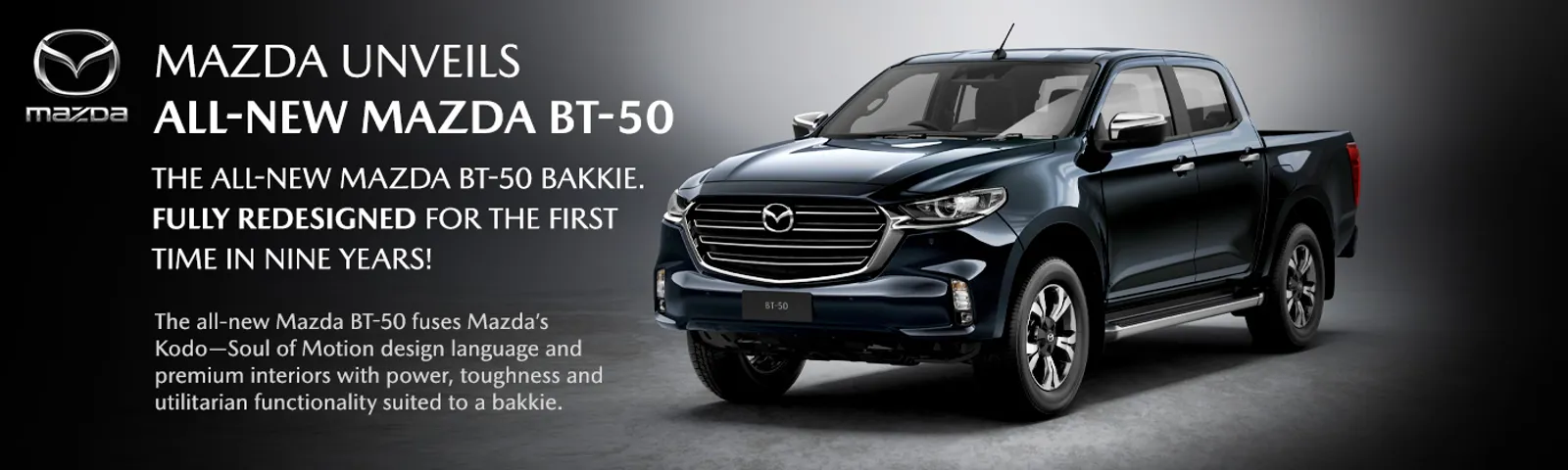 MAZDA unveils the all new BT-50 video-banner