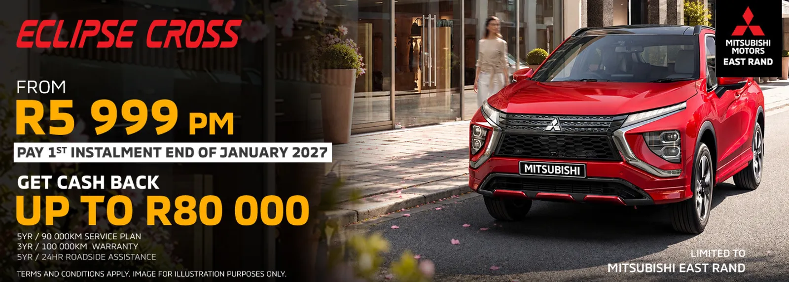 Mitsubishi Eclipse Cross From R5 999 PM  banner