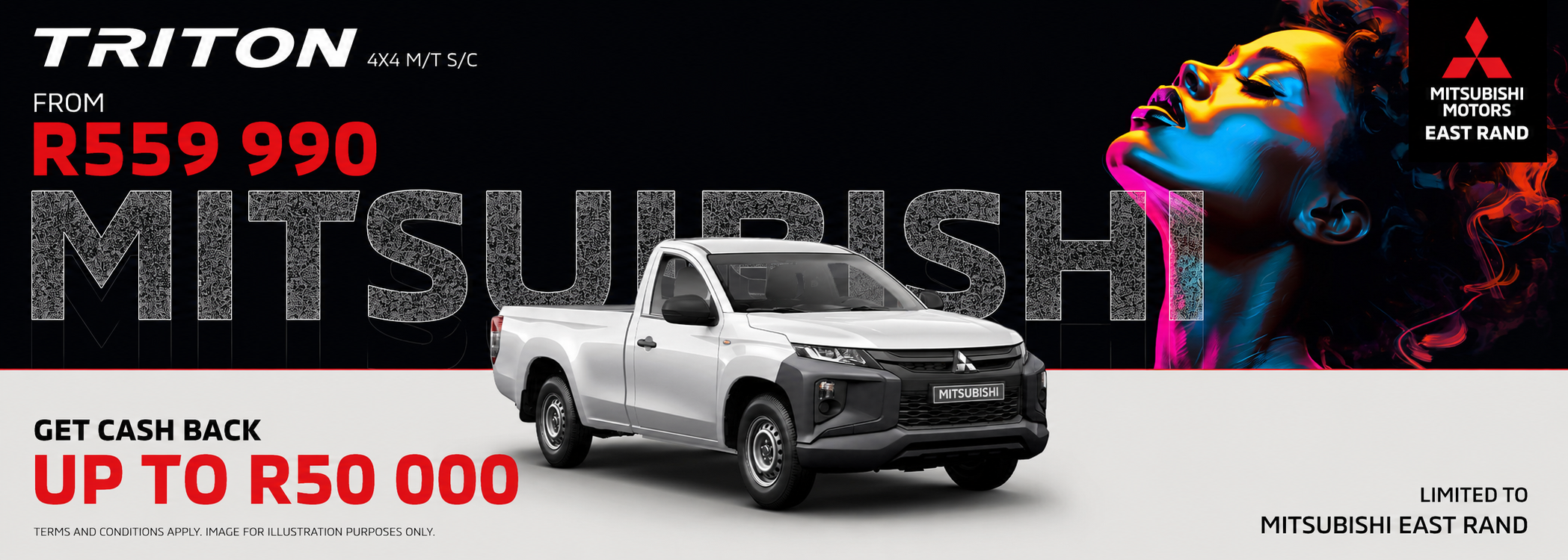 Mitsubishi Triton 4X4 M/T S/C From R559 990  banner