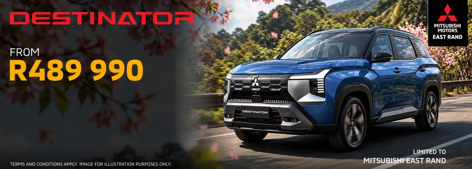 Mitsubishi Destinator at Mitsubishi Motors East Rand banner