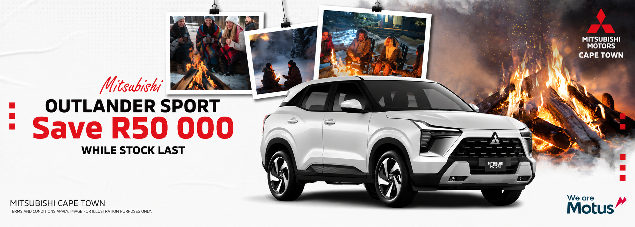 The Mitsubishi Outlander Sport banner