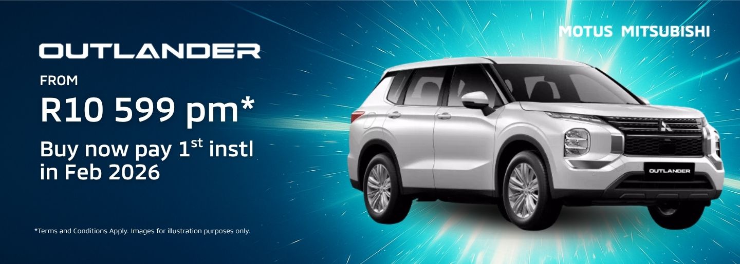 Mitsubishi Outlander - Buy Now, Pay Later! banner