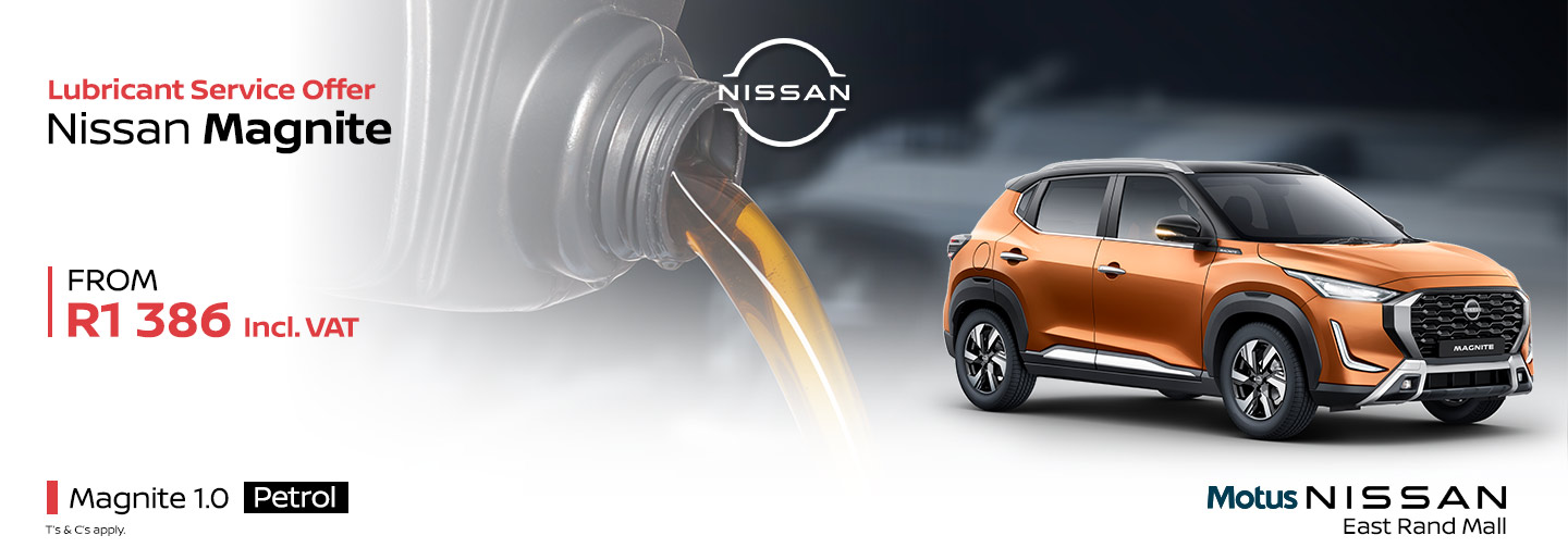 Nissan Magnite Lubricant Service Offer banner