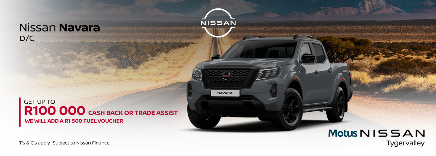 The Nissan Navara D/C banner