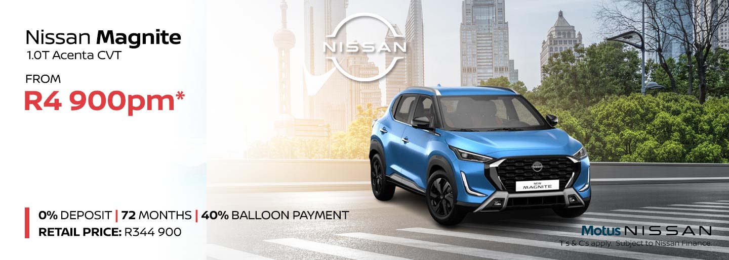 The Nissan Magnite 1.0T Visia CVT banner