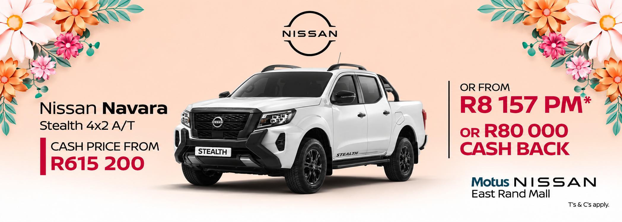 The Nissan Navara Stealth 4x2 Auto banner