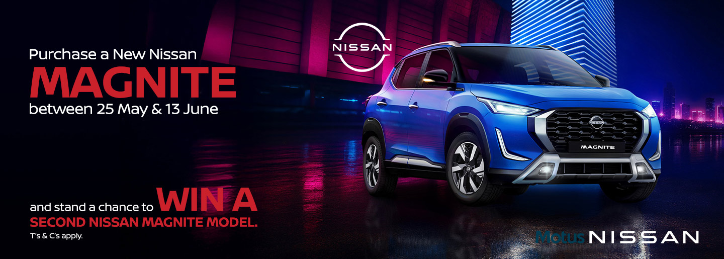 Win a Second Nissan Magnite Model banner