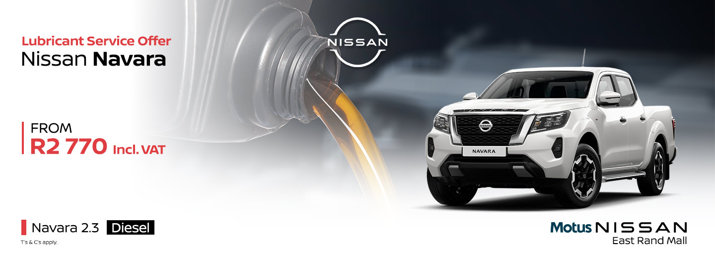 Nissan Navara 2.3 Diesel Lubricant Service Offer banner