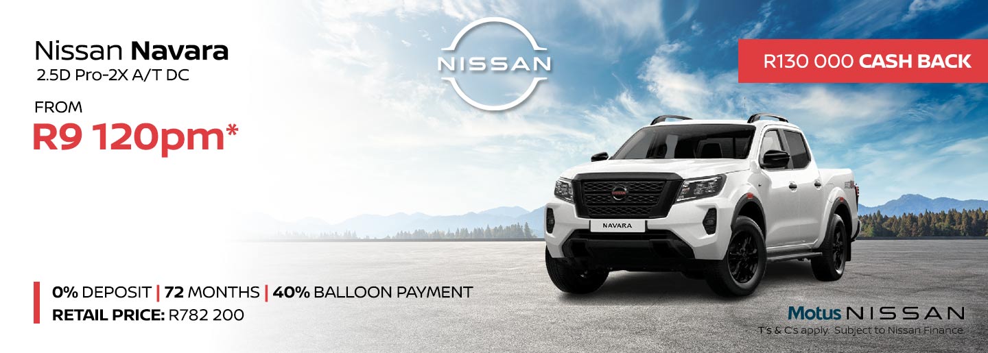 Nissan Navara 2.5D PRO-2X A/T DC banner