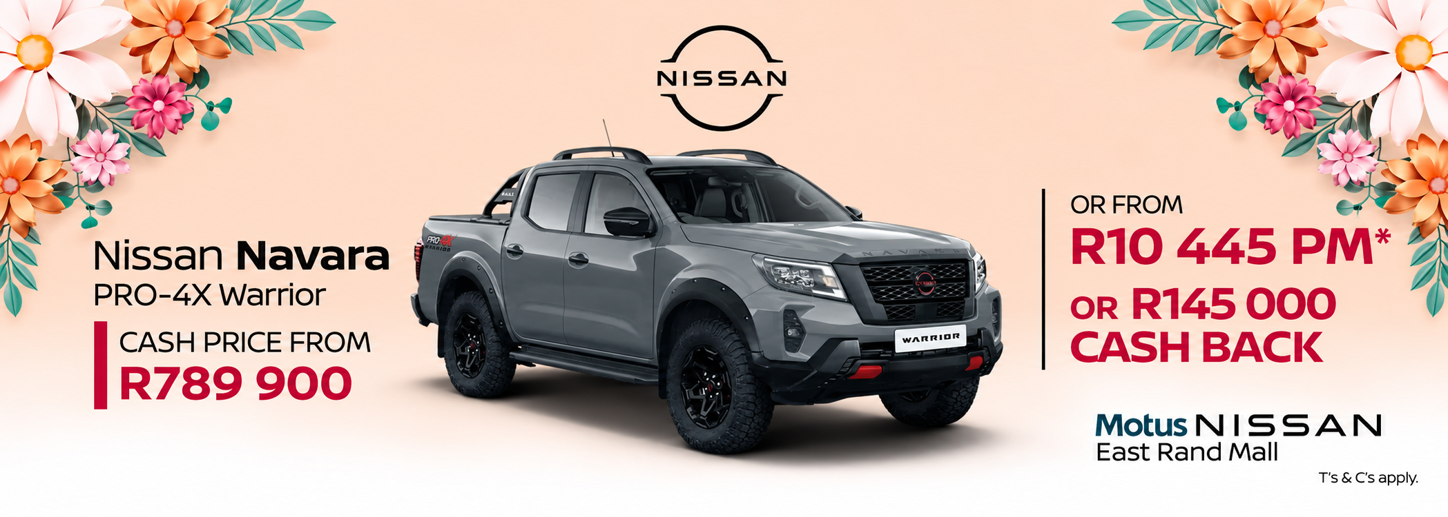 The Navara PRO-4X Warrior banner