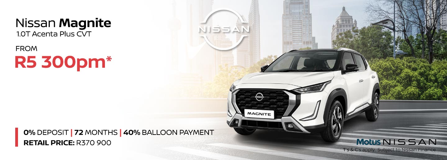 Nissan Magnite 1.0T Acenta Plus CVT banner