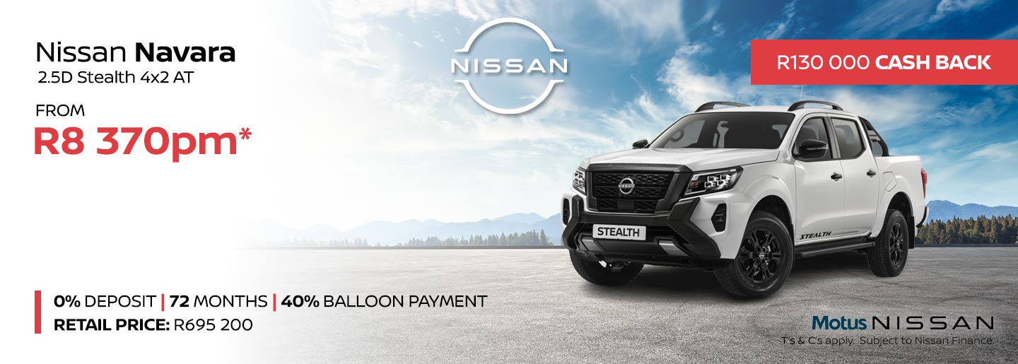 Nissan Navara DC 2.5D Stealth 4x2 AT banner