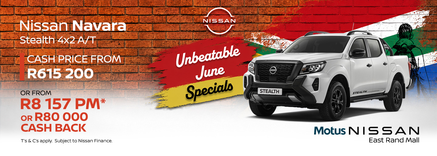 The Nissan Navara Stealth 4x2 A/T banner