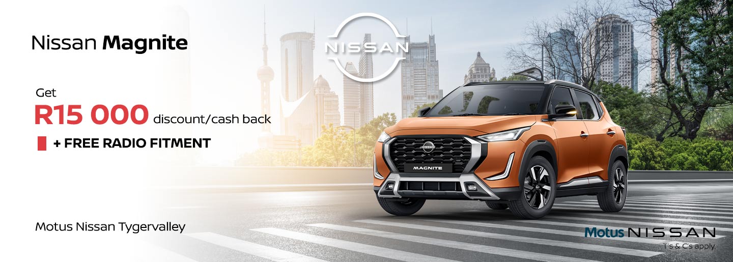 The Nissan Magnite banner