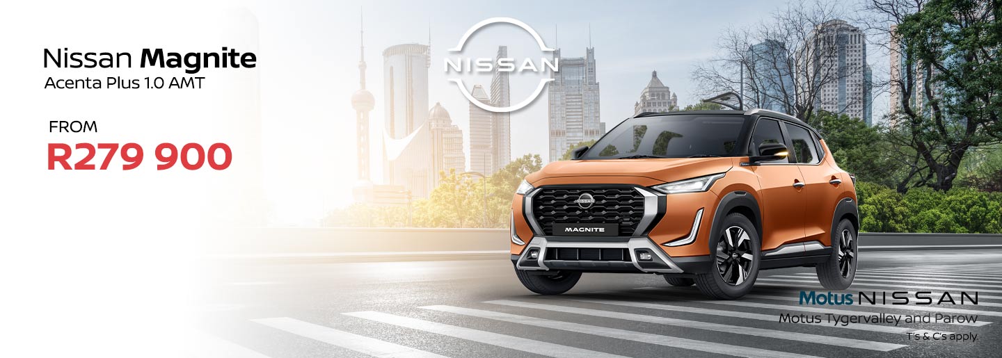 The Nissan Magnite Acenta Plus 1.0 AMT banner