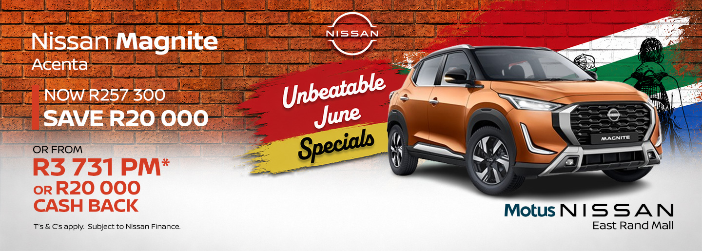 The Nissan Magnite Acenta banner