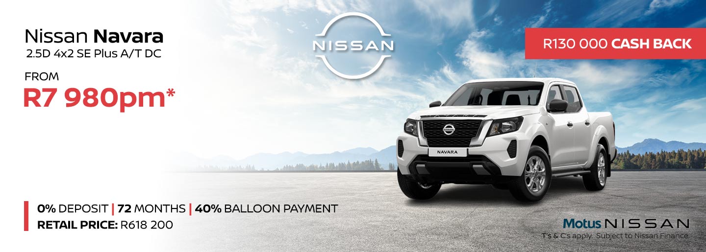 Nissan Navara 2.5D 4x2 SE Plus A/T DC banner