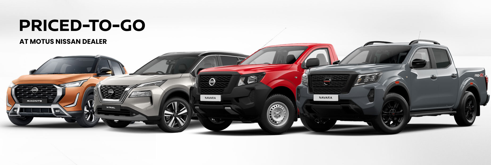 Priced-To-Go Vehicle Sale banner