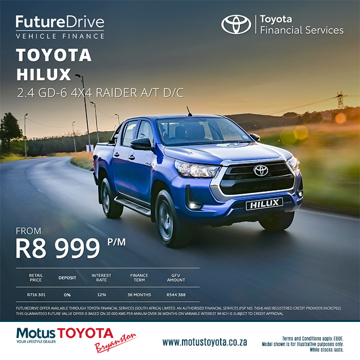 Hilux 2.4 GD-6 4x4 Raider Auto Double Cab