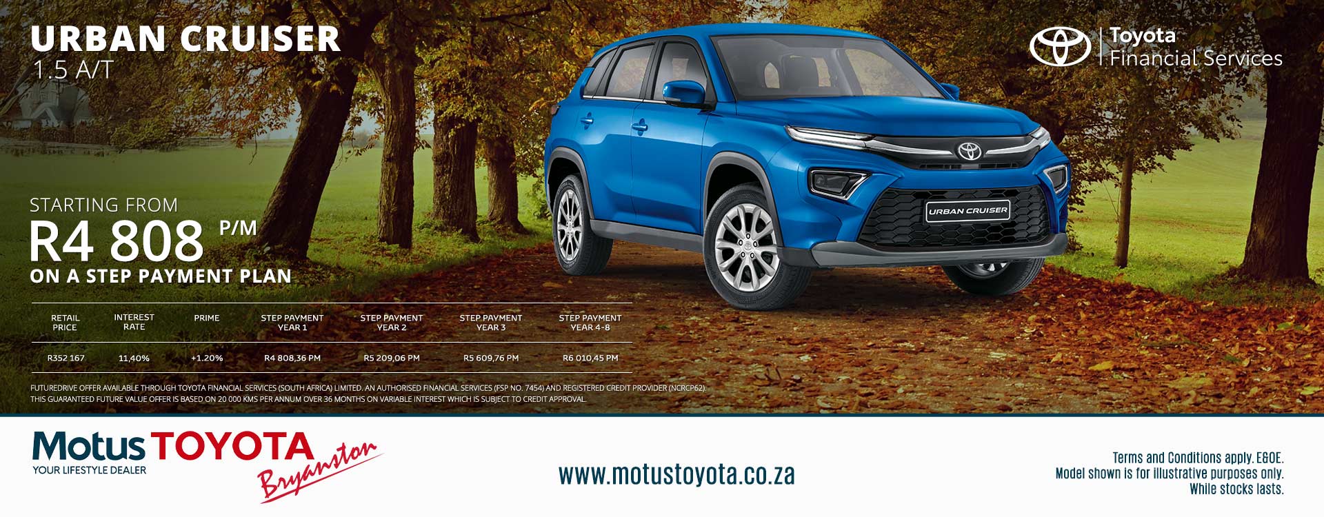 Toyota Urban Cruiser 1.5 A/T banner