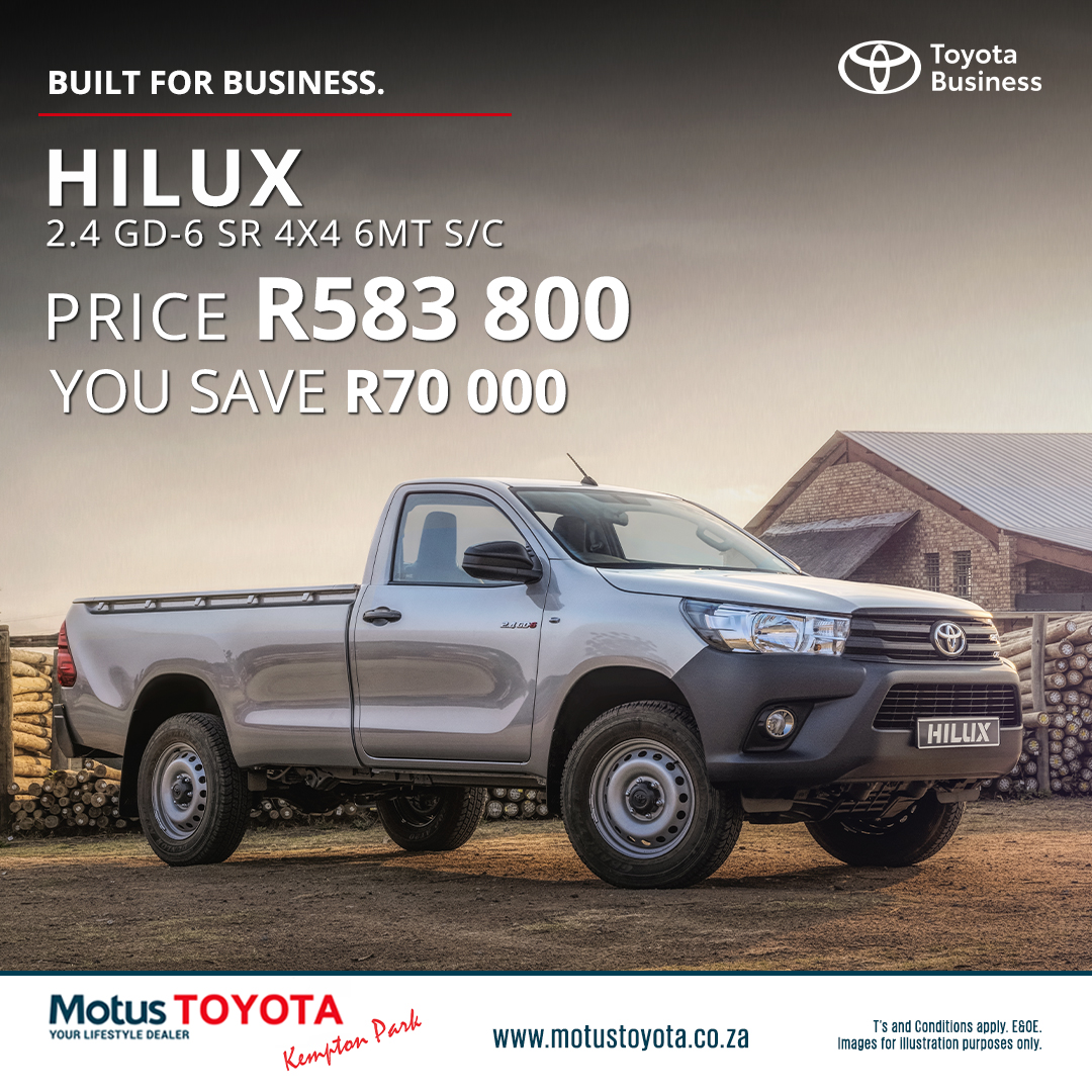 Toyota Hilux 2.4 GD-6 SR 4x4 6MT S/C