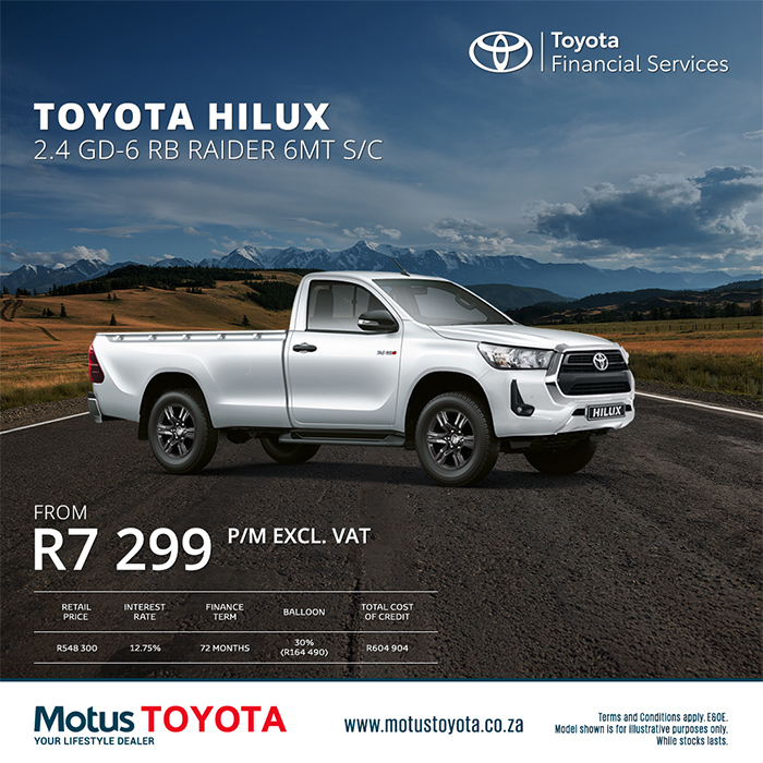 Toyota Hilux 2.4 GD Raider 6MT Single Cab