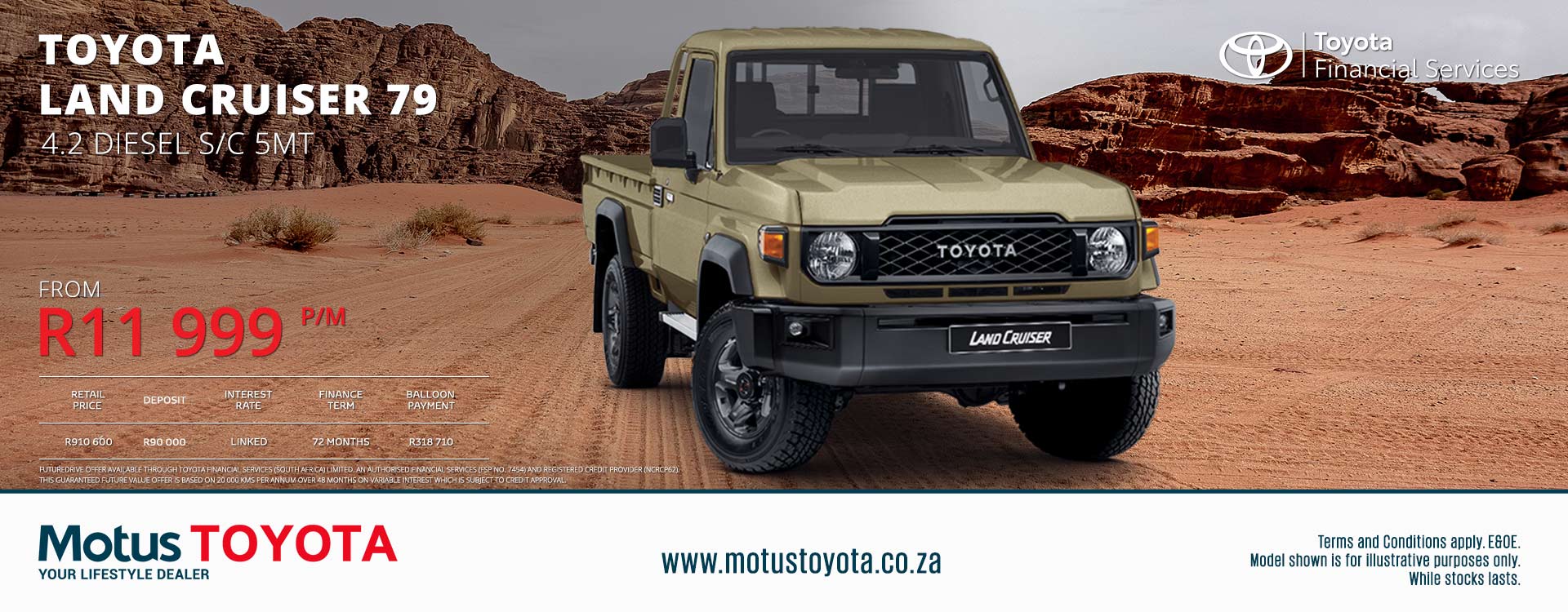 Toyota Land Cruiser 79 4.2 Diesel Single Cab banner