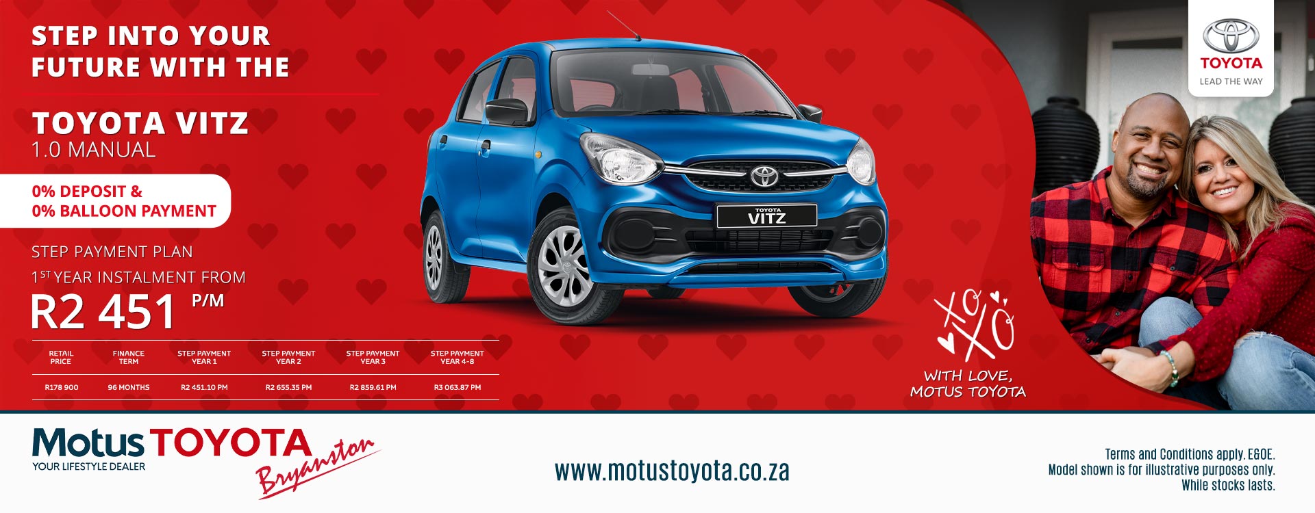 Step Into Your Future with the Toyota Vitz banner