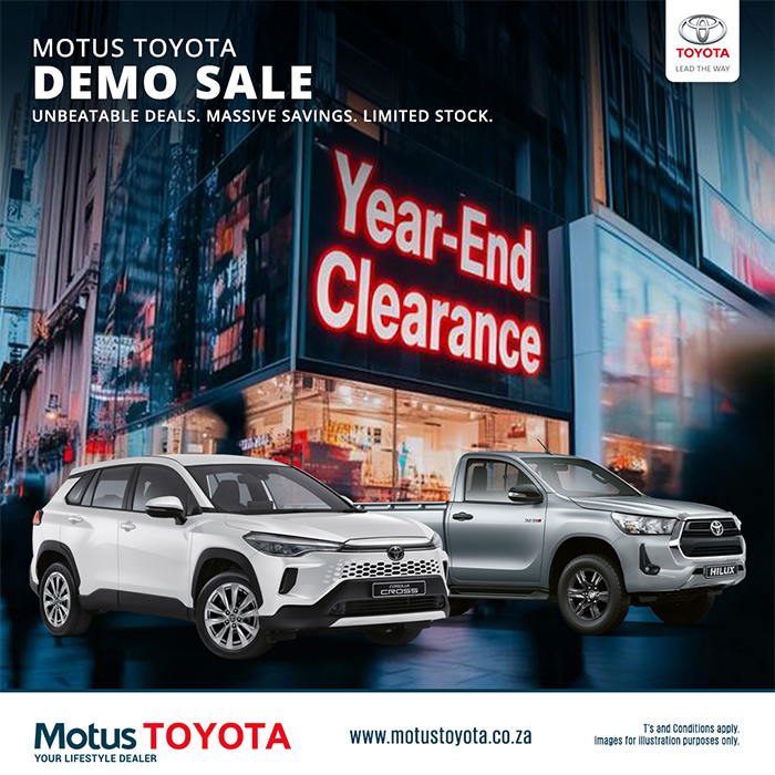 Demo Sale at Motus Toyota