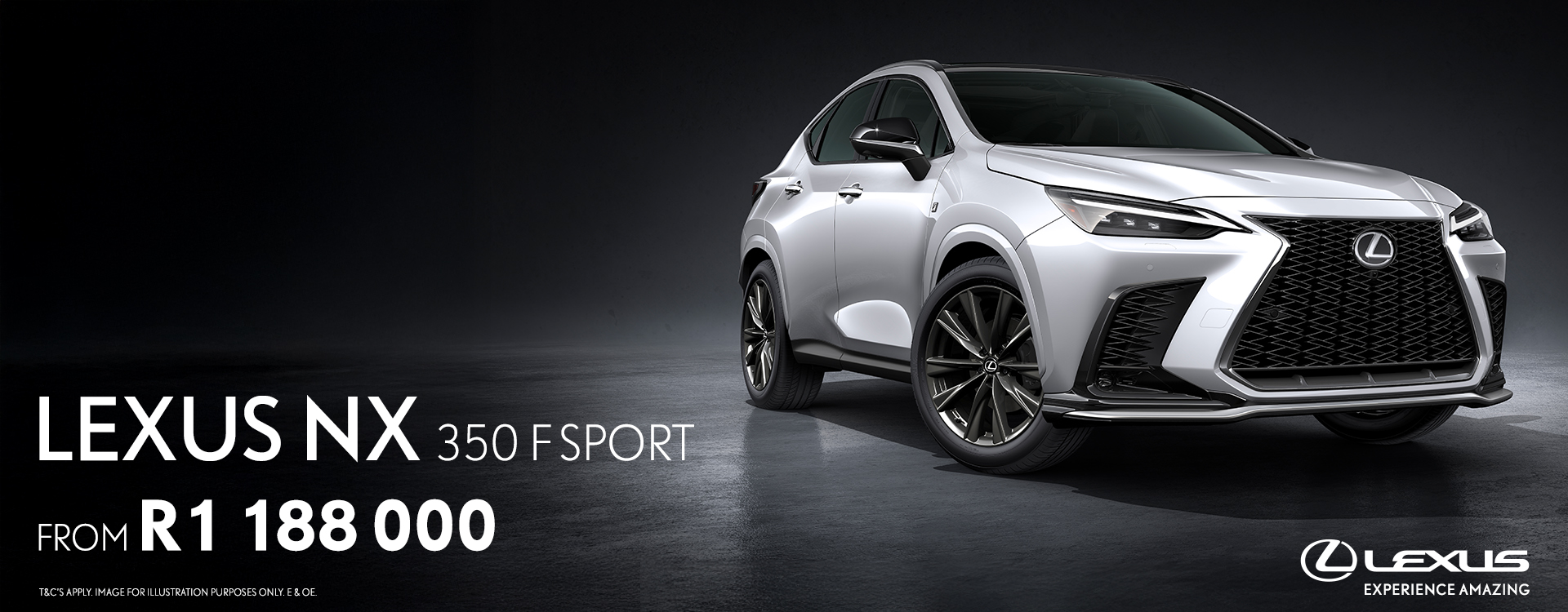 Lexus NX 350 F SPORT banner