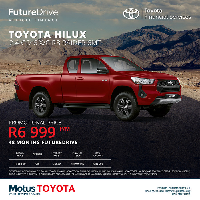 Toyota Hilux 2.4 GD-6 X/C RB Raider