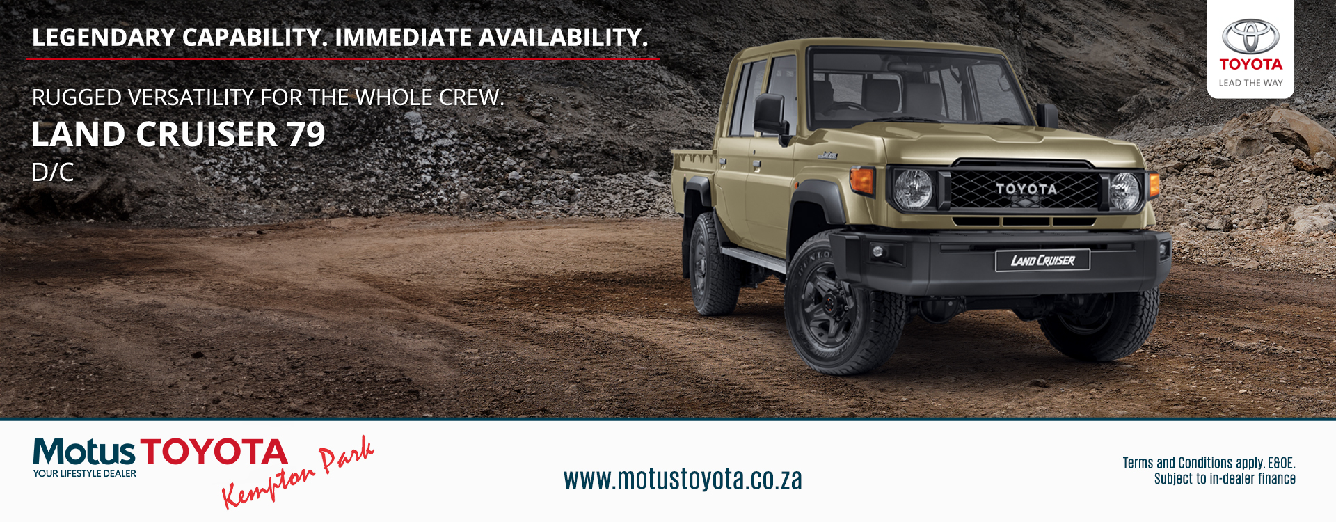 Land Cruiser 79 D/C banner