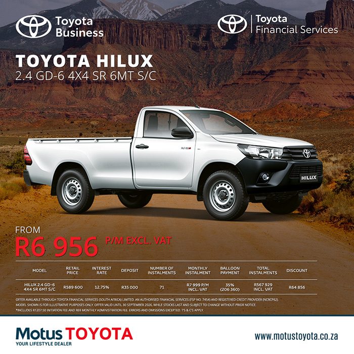 Toyota Hilux 2.4 GD-6 4x4 SR 6MT SC